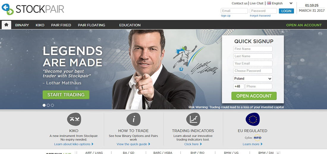 Oferta stockpair