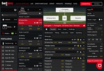 Oferta zakładów w Betters