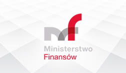 Logo Ministerstwa Finansów.