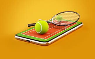 Zakłady na tenisa w aplikacji.
