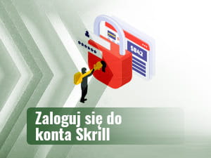 Logowanie do konta Skrill w celu dokonania wpłaty.