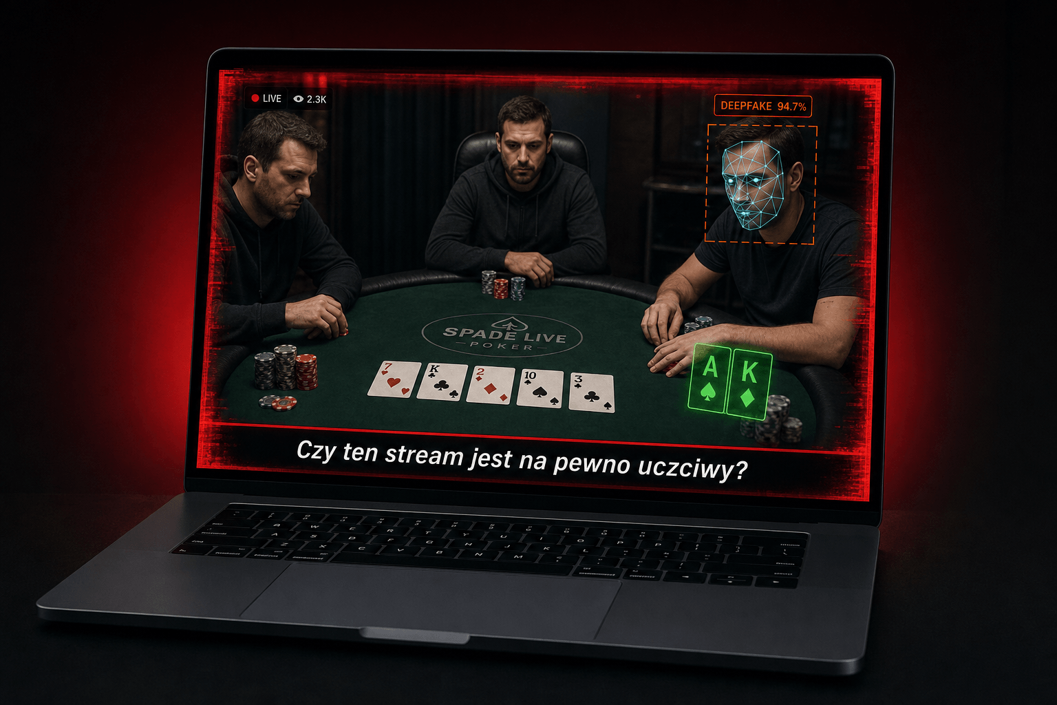 Deepfake i AI w streamingach pokerowych – ustawki w live pokerze.